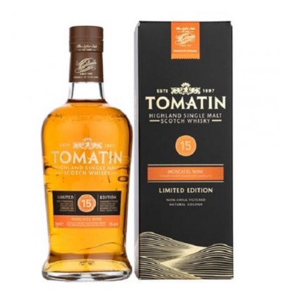 WHISKY TOMATIN MOSCATEL 15 ANYS