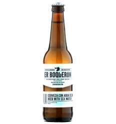 CERVEZA ER BOQUERON AGUA MAR BLANES 33CL