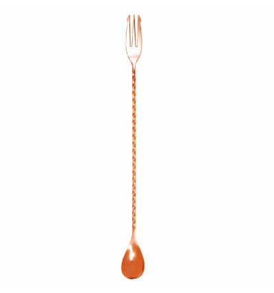CUCHARA TRIDENTE COBRE 30CM