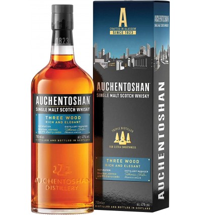 WHISKY AUCHENTOSHAN THREE WOOD 70 CL