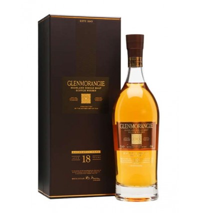 WHISKY GLENMORANGIE 18 AÑOS MALTA 70CL