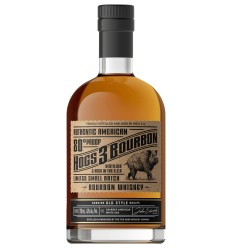 WHISKY HOGS 3 BOURBON 70 CL.