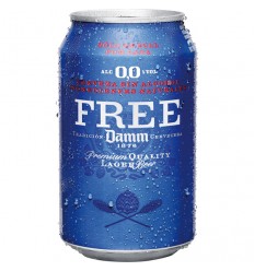 CERVEZA FREE DAMM LATA 33 CL