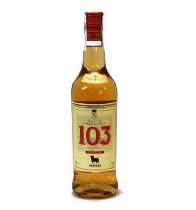 BRANDY 103 ETIQUETA BLANCA 70 CL.