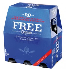 CERVEZA FREE DAMM PACK 6 25CL
