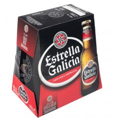CERVEZA ESTRELLA GALICIA PACK DE 6 33CL