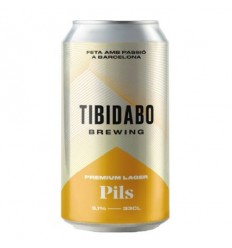 CERVEZA TIBIDABO PILS LATA 33 CL.