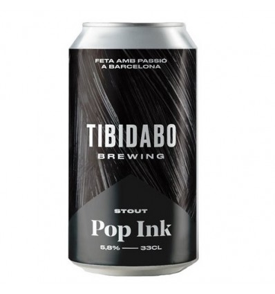 CERVEZA TIBIDABO POP INK LATA 33 CL.