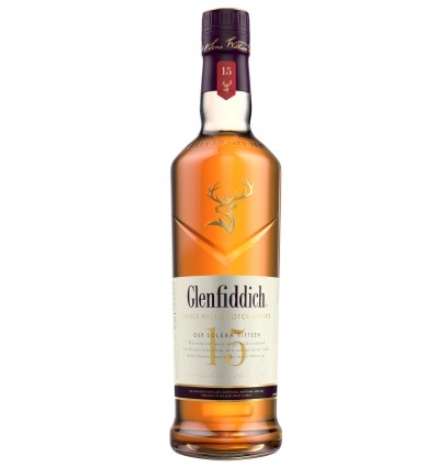 WHISKY GLENFIDDICH 15 AÑOS MALTA 70 CL