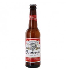 CERVEZA BUDWEISER U.S.A BOTELLA 33 CL